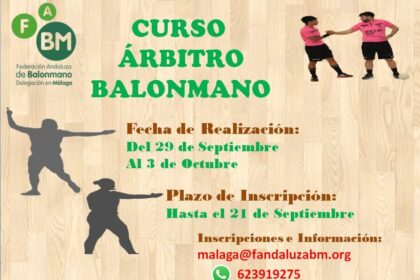 Cartel curso horizontal