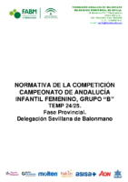 NORMATIVA 2024-2025 GRUPO B INFANTIL FEMENINO