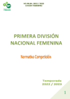 4-PRIMERA DIVISIÓN NACIONAL FEMENINA