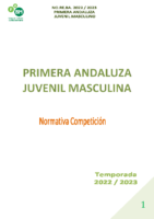 7-PRIMERA ANDALUZA JUVENIL MASCULINA