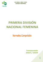 PRIMERA DIVISIÓN NACIONAL FEMENINA 23-24