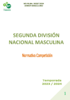 2-SEGUNDA DIVISIÓN NACIONAL MASCULINA CD 290224