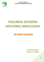 2-SEGUNDA DIVISIÓN NACIONAL MASCULINA