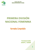 4-PRIMERA DIVISIÓN NACIONAL FEMENINA