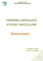 7-PRIMERA ANDALUZA JUVENIL MASCULIN