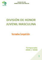 3-DIVISIÓN DE HONOR JUVENIL MASCULINA